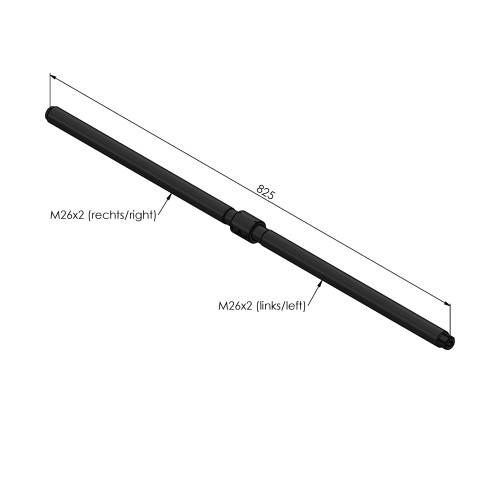 81008: Spindle Unit Makro•Grip® Ultra  (Technical drawing )