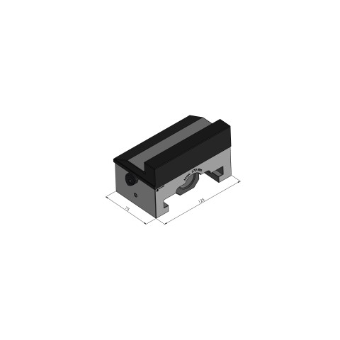 81440: Base Jaw Makro•Grip® Ultra 125 (Technical drawing )