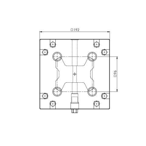 85710: Modular Plate Quick•Point® 96 (Technical drawing )