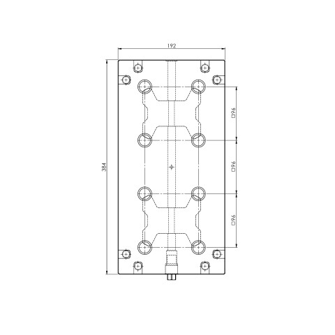 85720: Modular Plate Quick•Point® 96 (Technical drawing )